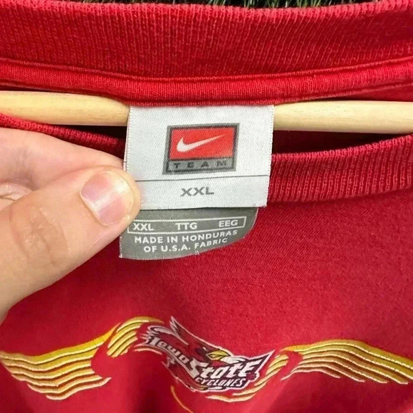 Vintage Nike Iowa State  Cyclones Long Sleeve T-shirt - Picture 3 of 5